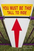 Roller coaster sign